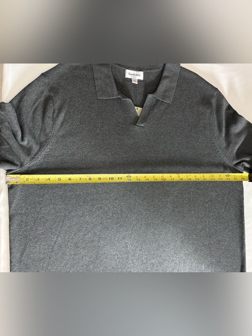 Goodfellow & Co Menβs Short Sleeve Johnny Collar Sweater β XXL | NWT π€ - Picture 6 of 9